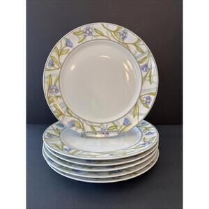 (6) Dansk ALSACE PATTERN Dinner Plates 10 5/8” Wide